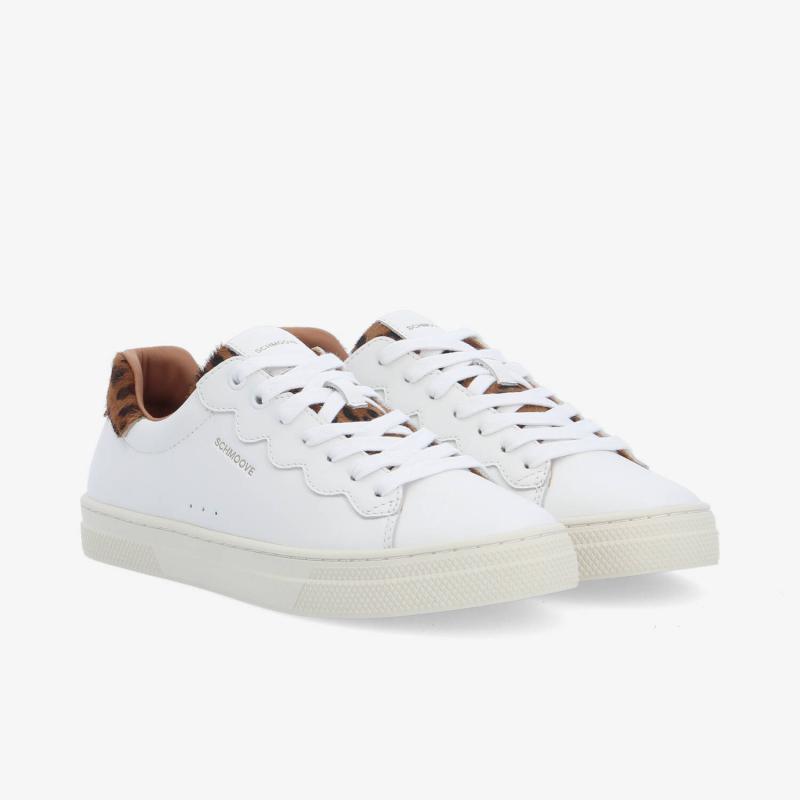 SPARKLE WAVE W - NAPPA/PONY LEO - WHITE/BROWN